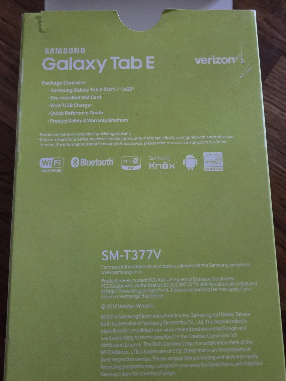 Samsung Galaxy Tab E 8